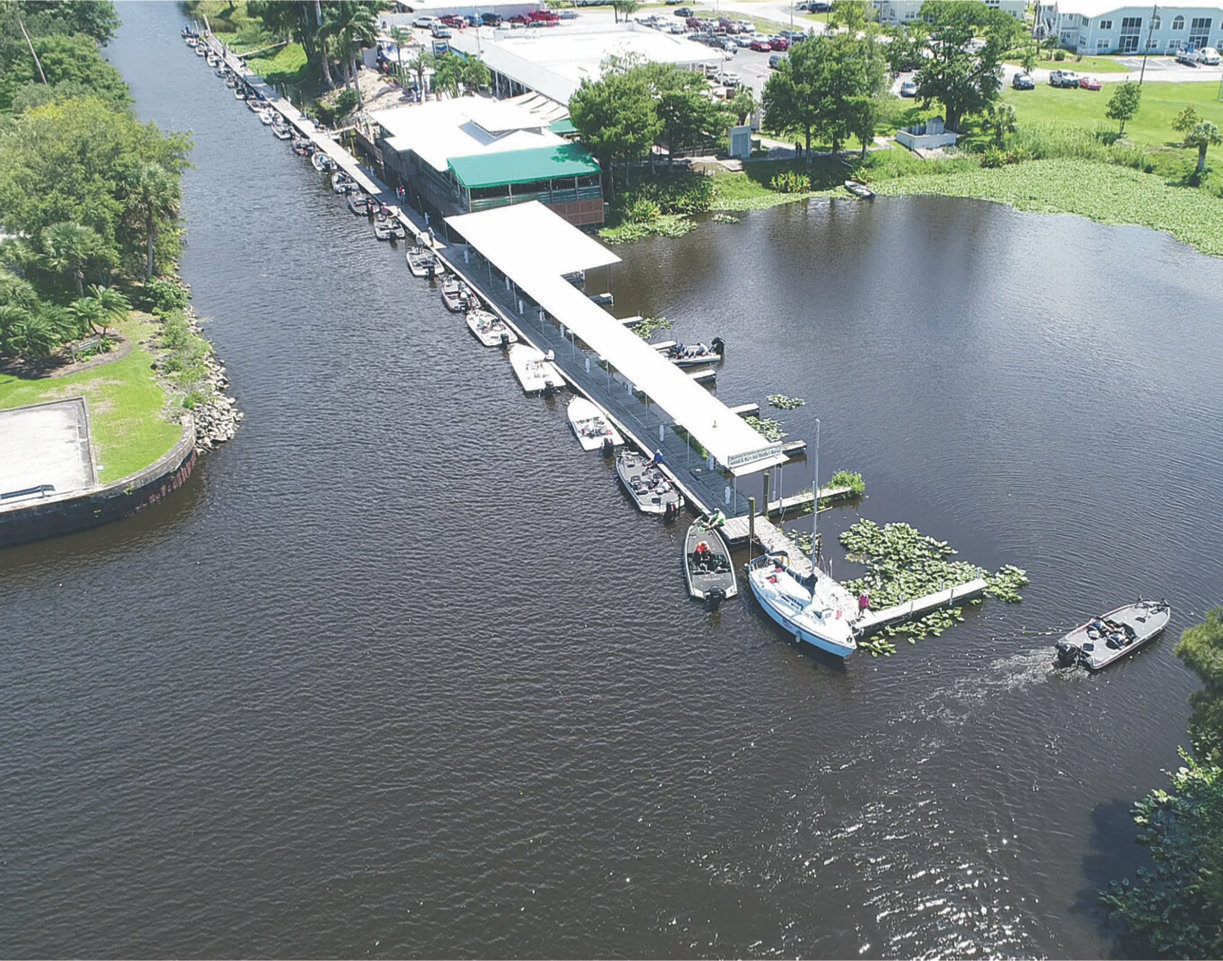 CLEWISTON — Many boaters use the docks of Roland Martin Marine Center.